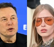 Elon Musk and Jenna Wilson seperate headshots
