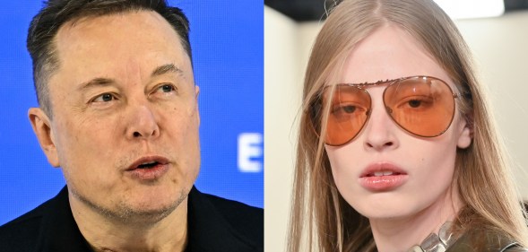Elon Musk and Jenna Wilson seperate headshots