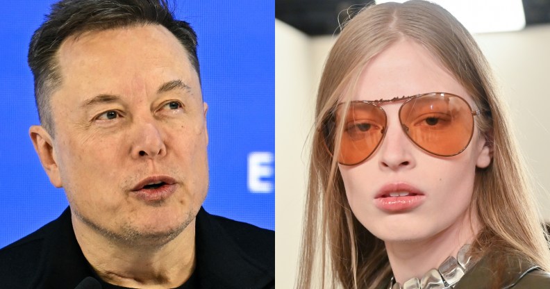 Elon Musk and Jenna Wilson seperate headshots