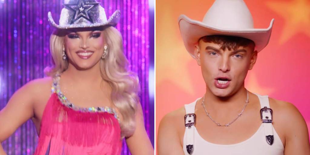 Sam Star in and out of drag