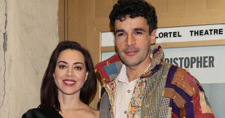 Aubrey Plaza and Christopher Abbott