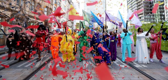 Birmingham Pride parade in 2022