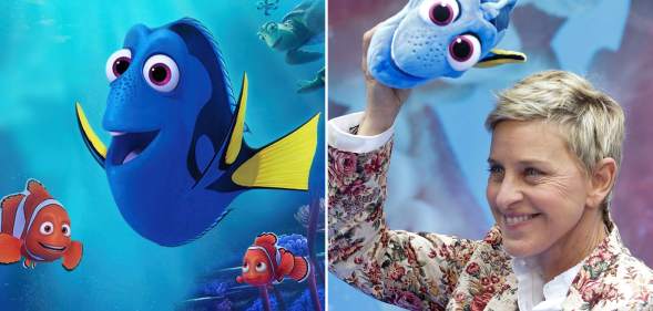 Ellen DeGeneres is reprising her role of Dory