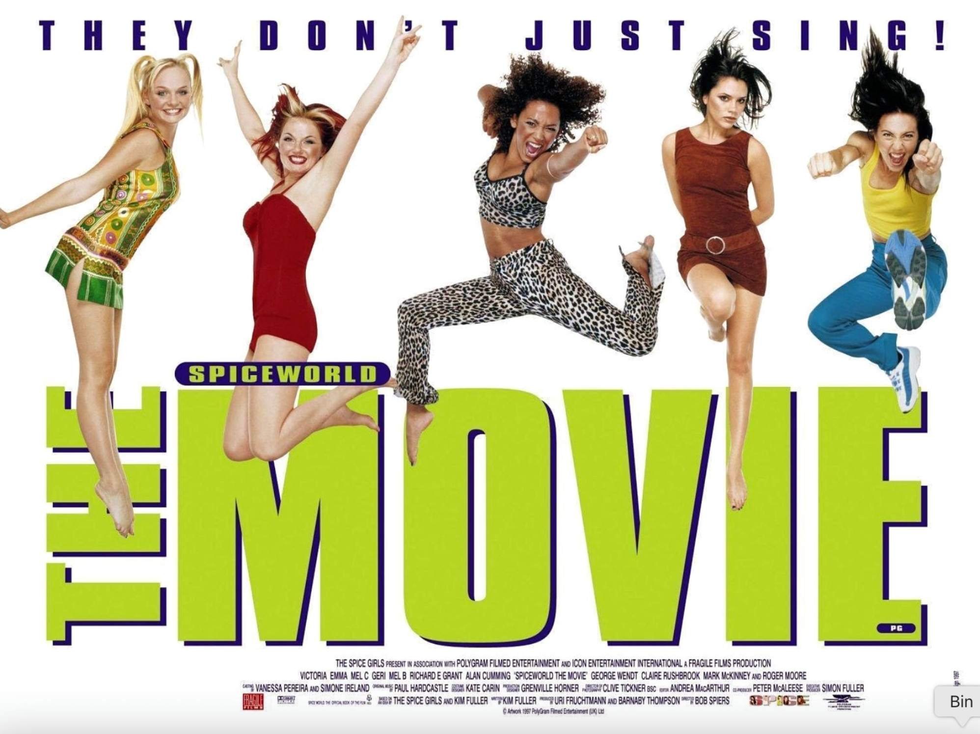 Spice World The Movie poster