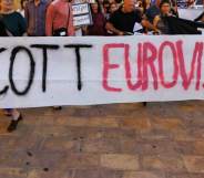 A past protest against Eurovision