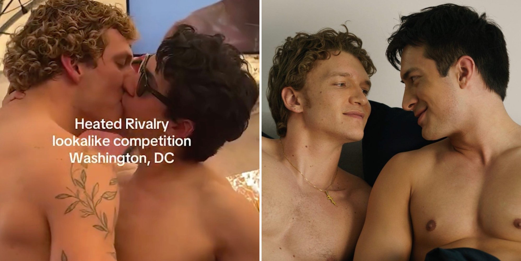 Heated Rivalry lookalike contest turns wild as Shanes and Ilyas strip and kiss