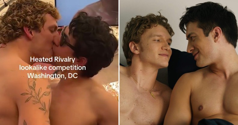 Heated Rivalry lookalike contest