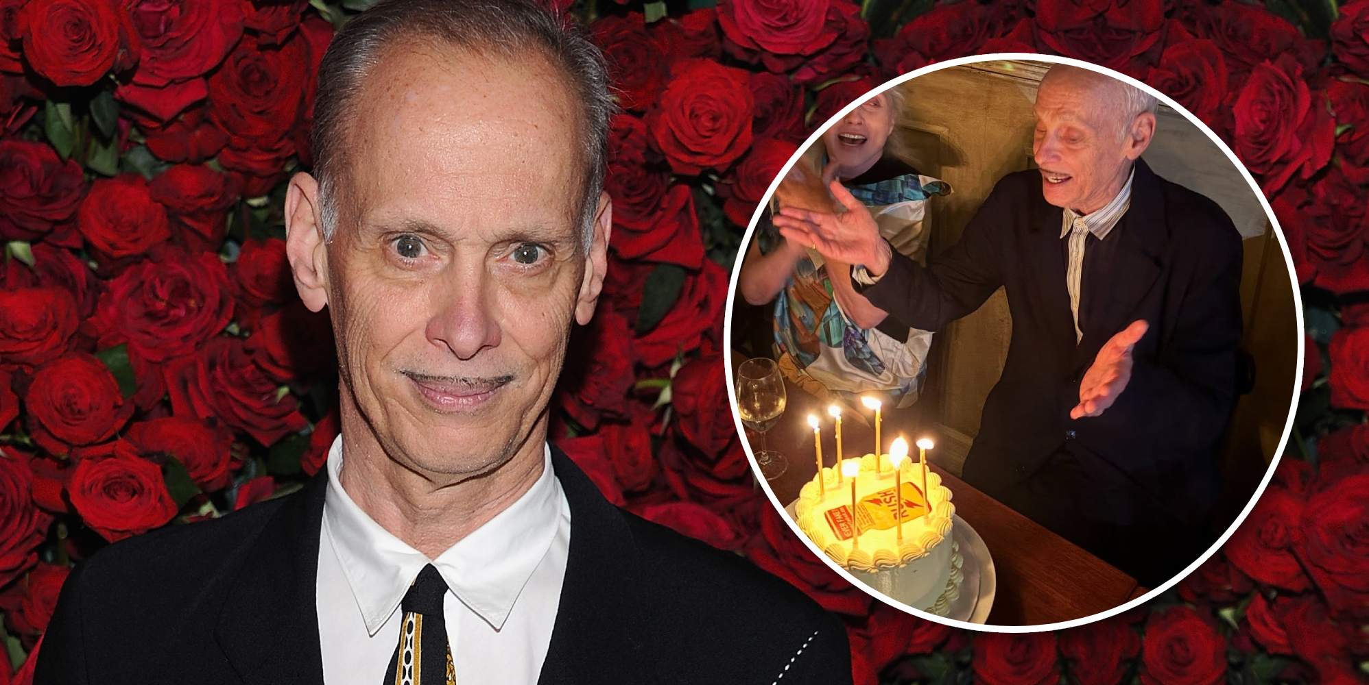 John Waters celebrates 80th birthday with poppers birthday cake