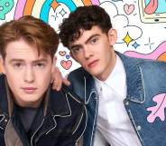 Kit Connor and Joe Lock from Heartstopper