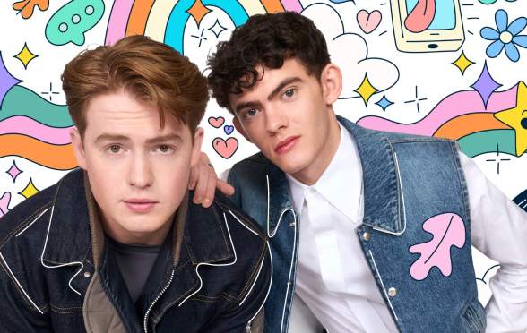 Kit Connor and Joe Lock from Heartstopper