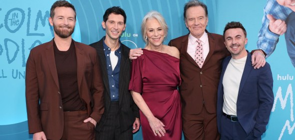 Christopher Masterson, Justin Berfield, Jane Kaczmarek, Bryan Cranston and Frankie Muniz attend Hulu's Malcolm in the Middle: Life's Still Unfair premiere