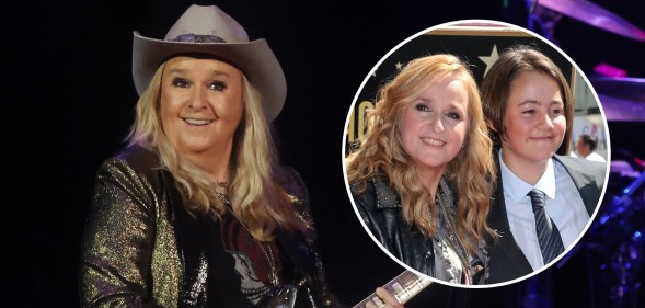 Melissa Etheridge and her late son Beckett