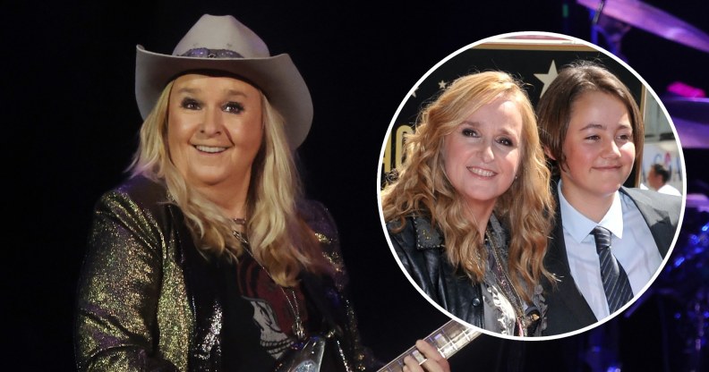 Melissa Etheridge and her late son Beckett