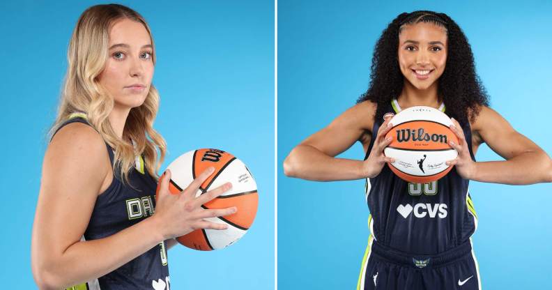 Paige Bueckers and Azzi Fudd play for the Dallas Wings in the WNBA