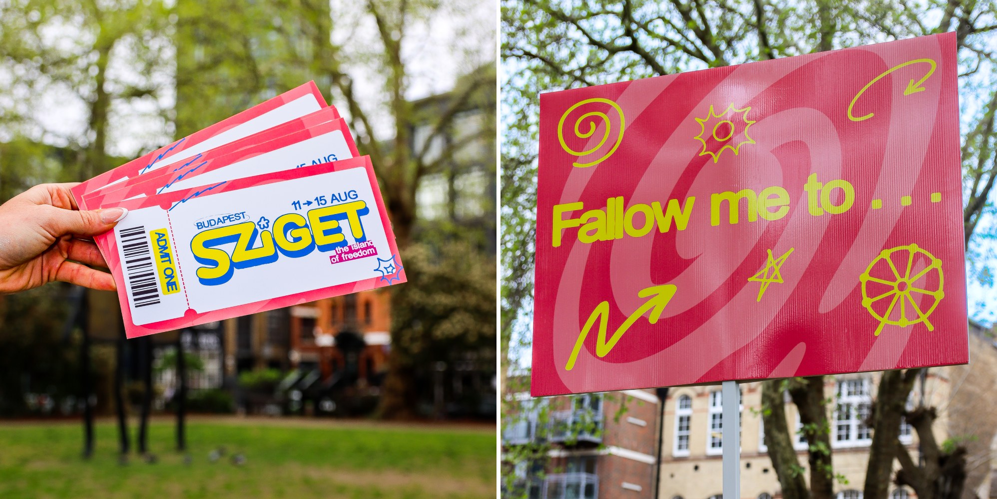 Win Sziget Festival tickets in London today with this secret phrase