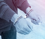 person with handcuffs