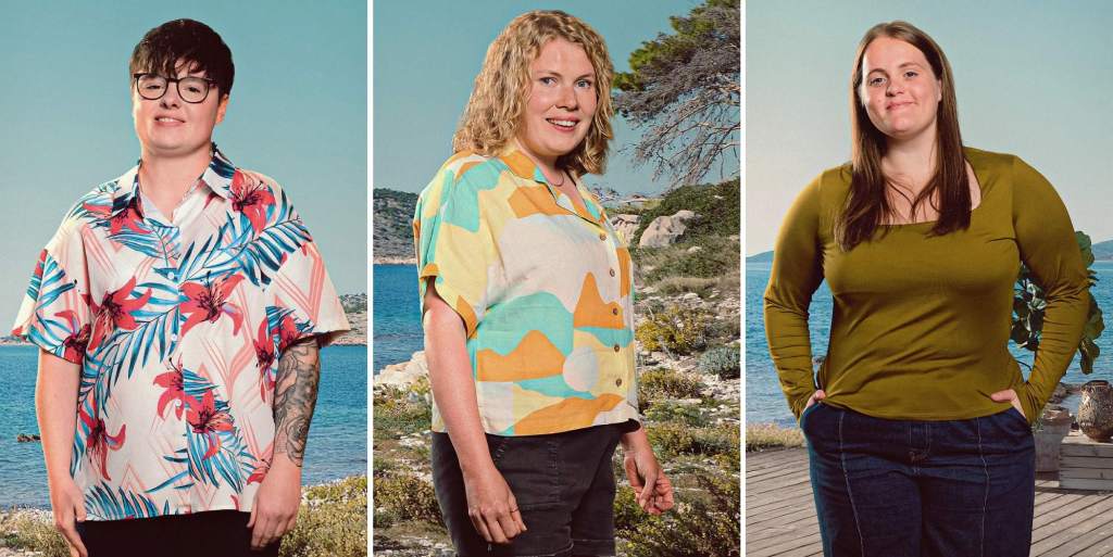 'Virgin Island' series two stars Tegan, Ellen and Millie 