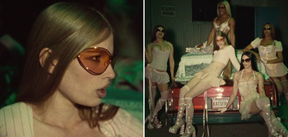 Vivian Wilson in Katseye's 'Pinky Up' music video