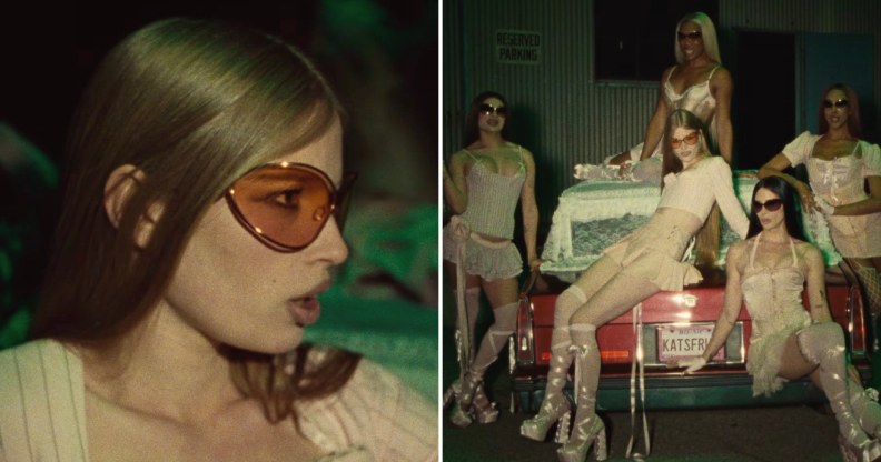 Vivian Wilson in Katseye's 'Pinky Up' music video