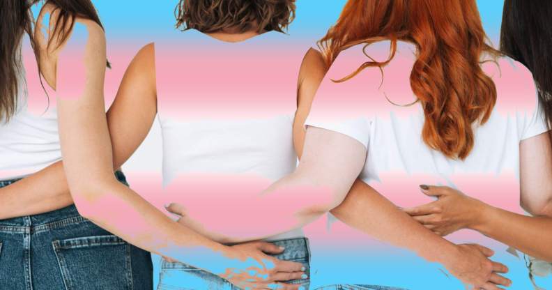 women with trans colours