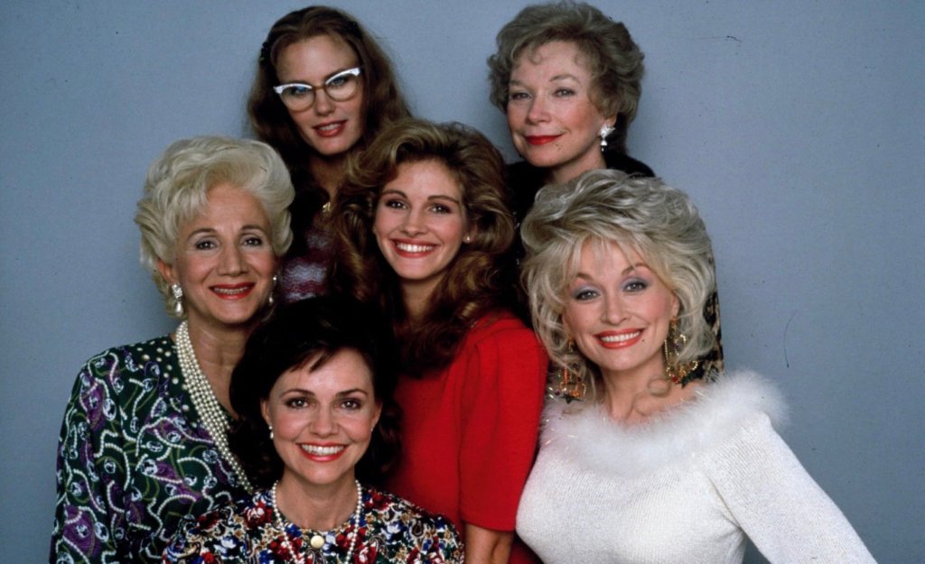 Steel Magnolias starred Julia Roberts, Sally Field, Daryl Hannah, Shirley MacLaine, Dolly Parton and Olympia Dukaki