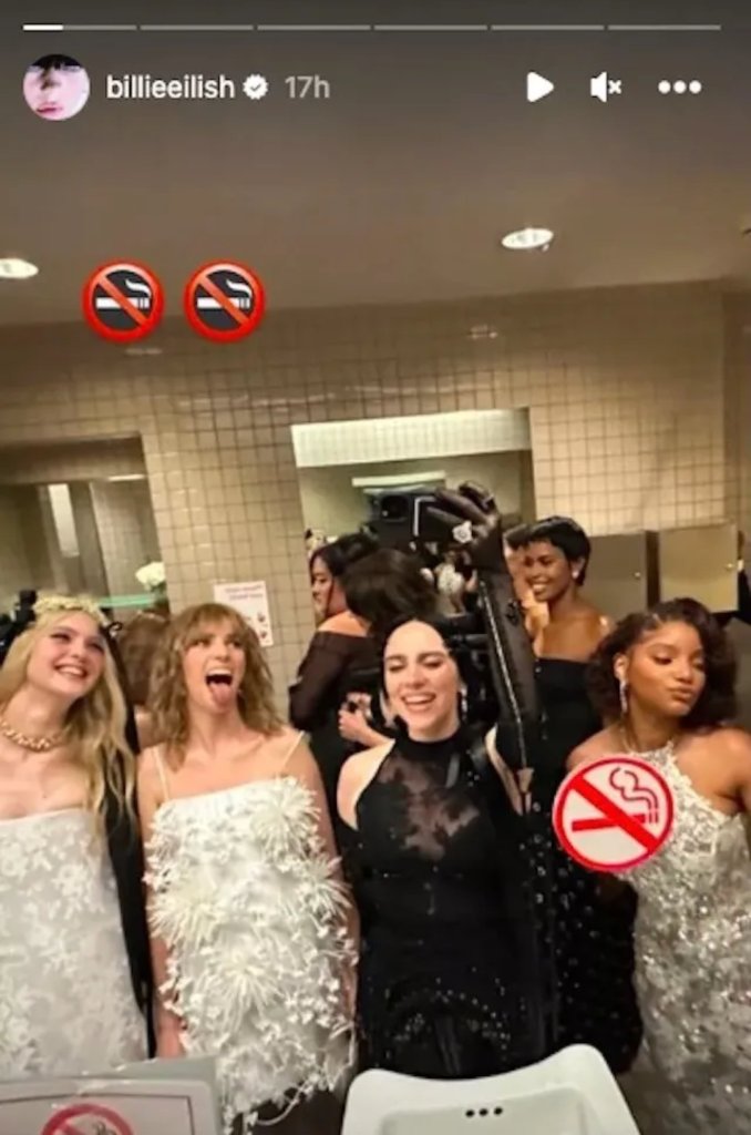 Billie Eilish met gala