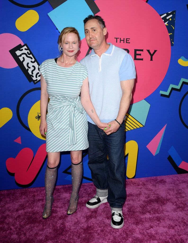Thora Birch and Michael Benton Adler arrives at the The Abbey's 35th Anniversary