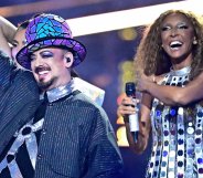 Boy George performed at Eurovision with Senhit
