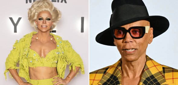 Courtney Act and RuPaul