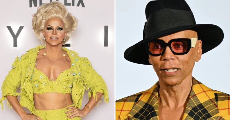 Courtney Act and RuPaul