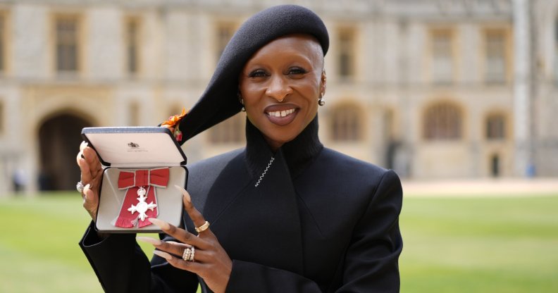 Cynthia Erivo receives MBE