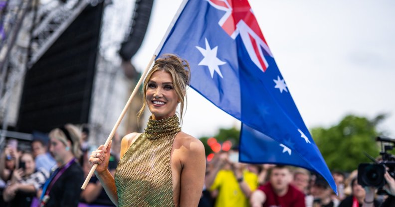 Delta Goodrem is representing Australia at this year's 'Eurovision Song Contest'