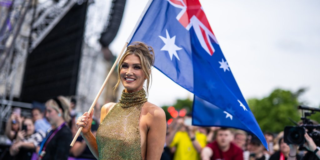 Delta Goodrem is representing Australia at this year's 'Eurovision Song Contest'