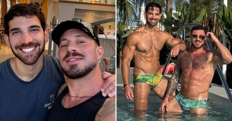 Duncan James and his boyfriend Alex Roque