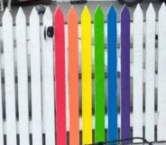 rainbow fence in key west