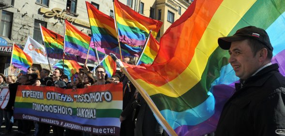 LGBTQ+ rights activists in Russia