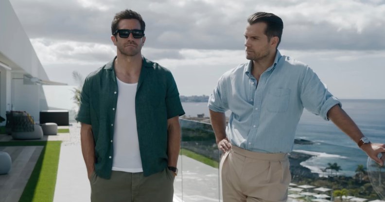 Jake Gyllenhaal and Henry Cavill in trailer for In The Grey (Image: Black Bear)