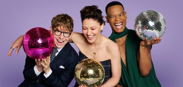 Josh Widdicombe, Emma Willis and Johannes Radebe are the new Strictly hosts