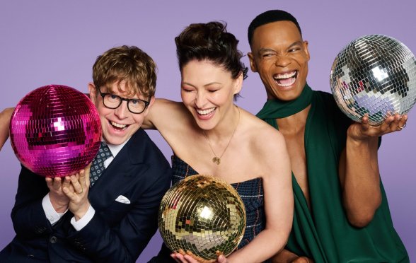 Josh Widdicombe, Emma Willis and Johannes Radebe are the new Strictly hosts