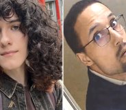 Juniper Blessing (left), suspect Christopher Leahy (right)