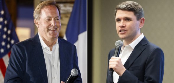 Ken Paxton and James Talarico