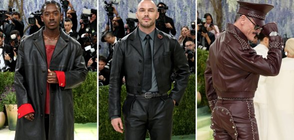Damson Idris, Nicholas Hoult and Luke Evans wore leather at the 2026 Met Gala
