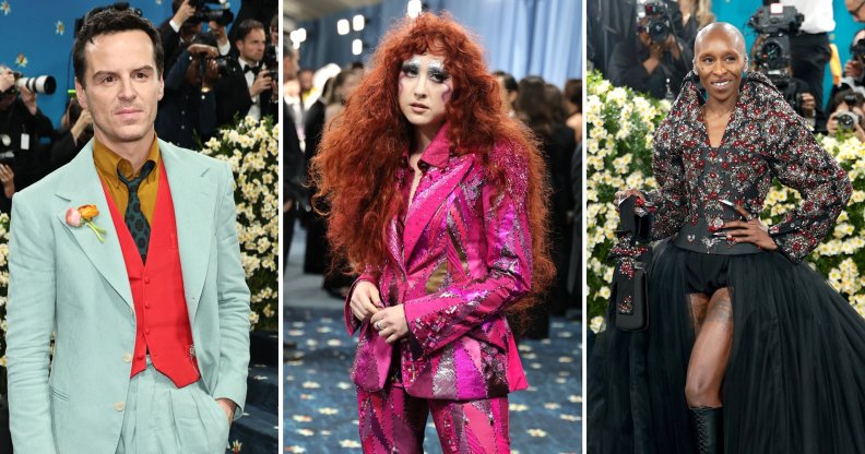 Andrew Scott, Chappell Roan and Cynthia Erivo at the 2025 Met Gala