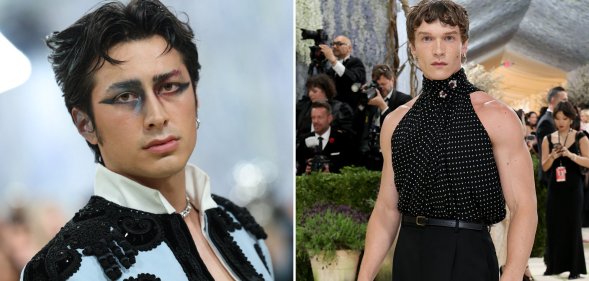 Hudson Williams and Connor Storrie made their Met Gala debuts