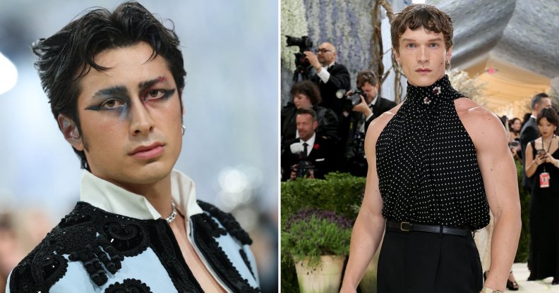 Hudson Williams and Connor Storrie made their Met Gala debuts