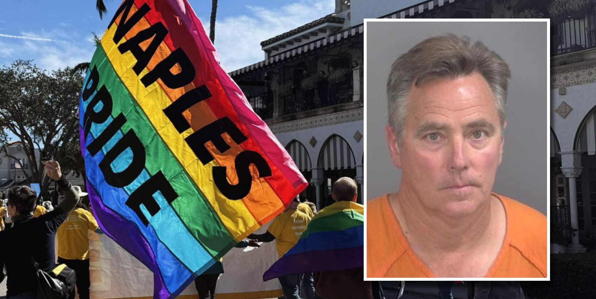 Man charged with voyeurism after filming in bathroom at Pride