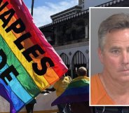 Andrew Sheets was arrested after filming at Naples Pridefest