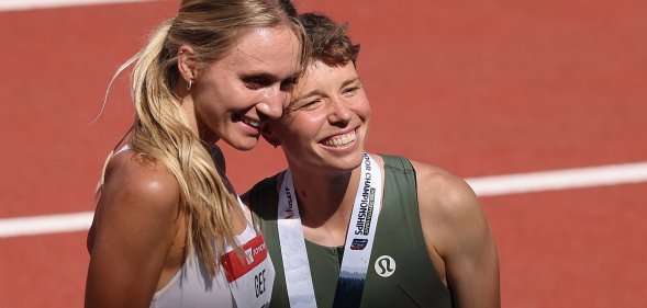 Emma Gee and Nikki Hiltz