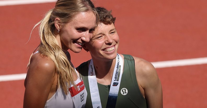 Emma Gee and Nikki Hiltz