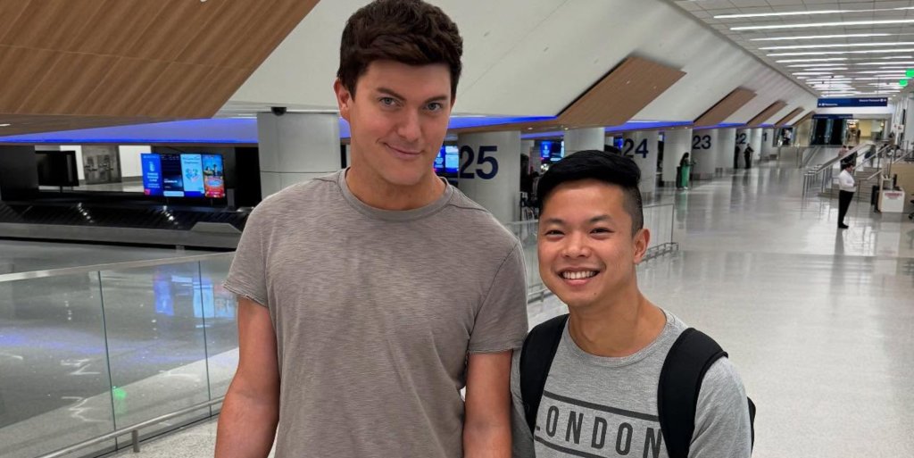 Zack Wickham and boyfriend Benji Quach 
